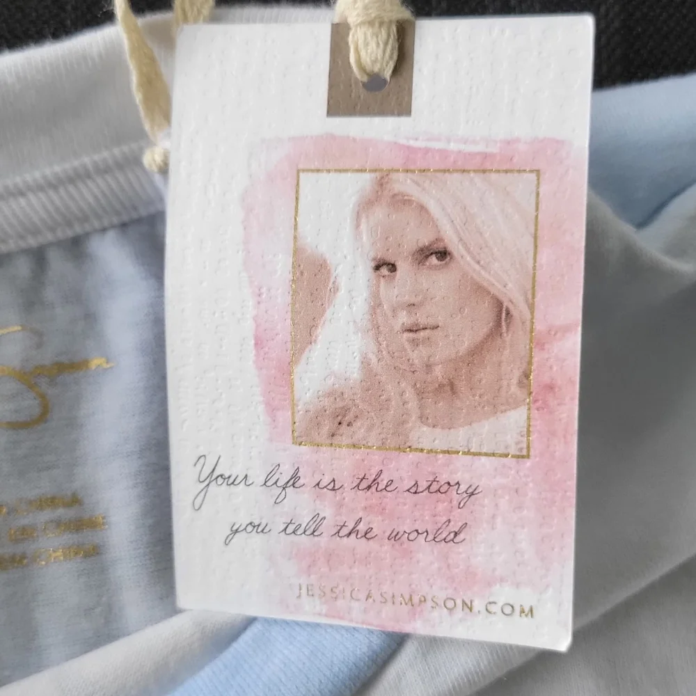 Jessica Simpson‎ Girls T-Shirt Style Cb741j54 Color Blue Ombre Size 5